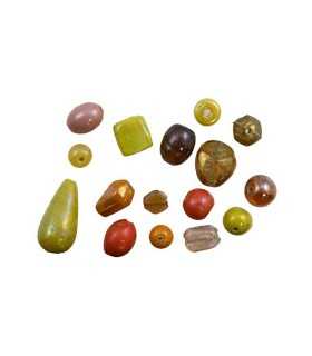 CRISTAL ARTESANAL MIX AMARILLO 100 GRAMOS APROX.
