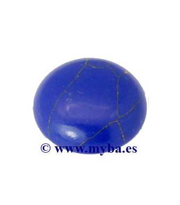 CABUCHÓN TURQUESA SINT. AZUL REDONDO 20 mm 2 UD