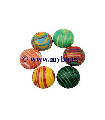 CABUCHÓN TURQUESA SINTÉTICA MIX REDONDO 20 mm 5 UD