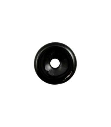 DONUT ÁGATA NEGRA (TEÑIDA) 20 MM 1 UNIDAD