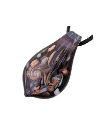 HOJA CRISTAL GOLD SILVER FOIL NEGRA 25x43 MM