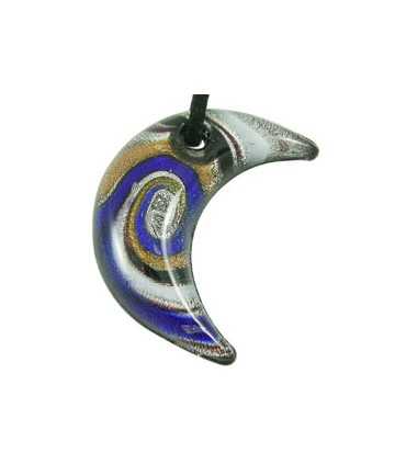 LUNA CRISTAL GOLD SILVER FOIL AZUL 37x50 MM