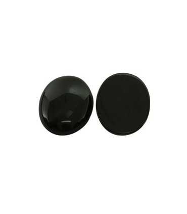 CABUCHÓN ÁGATA NEGRA TEÑIDA 40x30x8 MM