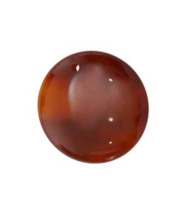 COLGANTE DISCO CORNALINA 36-40 x 5-7 MM 1 UNIDAD