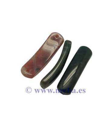 COLGANTE RECTANGULAR ÁGATA INDIA NATURAL 36x10x4mm