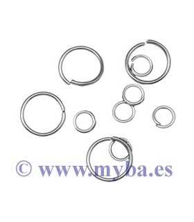 ANILLAS SURTIDAS SIMPLES Y DOBLES 4-30 MM 50 GR