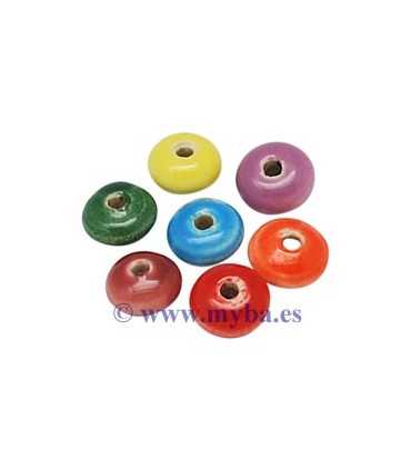 PASTILLAS PORCELANA 11x6 MM MIX COLORES 10 UD