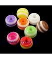 BOLAS RESINA RAYADAS 10 MM MIX AG. 2 MM 25 UD APR
