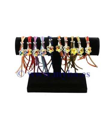 PULSERA COPO SWAROVSKI Y ANTE 3 MM AJUSTABLE