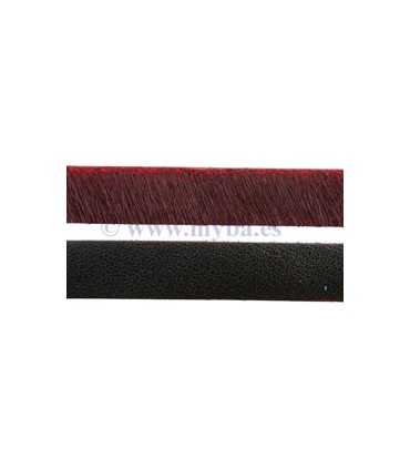 TIRETA  PIEL POTRO PELO BURDEOS 10 MMx40 CM