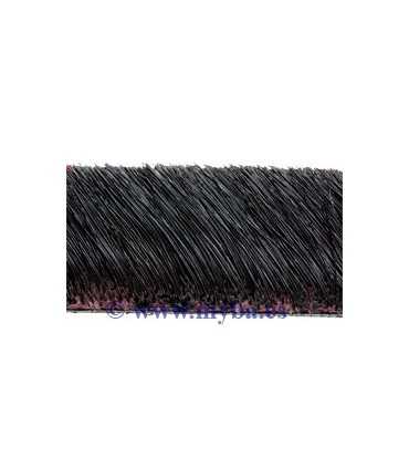 TIRETA  PIEL POTRO PELO MARRÓN OSCURO 10 MMx40 CM