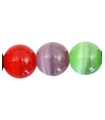 BOLAS CRISTAL OJO DE GATO LISAS 8 MM 4 UNIDADES
