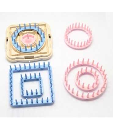 SET TELARES CIRCULARES PLÁSTICO PARA FLORES ECO