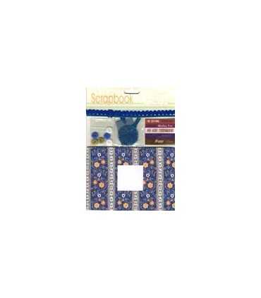 MINI KIT SCRAPBOOKING LIBRETITA 6 HOJAS 17x12 CM