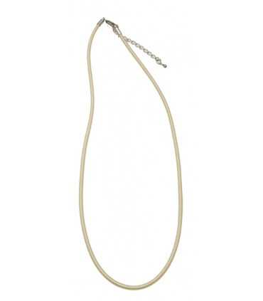 GARGANTILLA CORDÓN SEDA 3 MM x 45 CM BEIGE 1 UD
