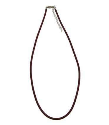 GARGANTILLA CORDÓN SEDA 3 MM x45 CM BURDEOS 1 UD