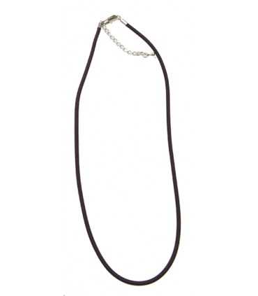 GARGANTILLA CORDÓN SEDA 3 MM x45 CM PÚRPURA 1 UD