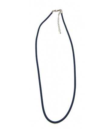 GARGANTILLA CORDÓN SEDA 3 MM x45 CM MARINO 1 UD