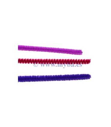 LIMPIA PIPAS 6 MM x 50 CM  MIX PÚRPURA 9 UNIDADES