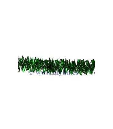 LIMPIA PIPAS 8 MM x 50 CM  VERDE GLITTER 6 UD