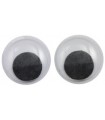 OJOS MÓVILES REDONDOS AUTO ADHESIVOS 15x4 MM 48 UD