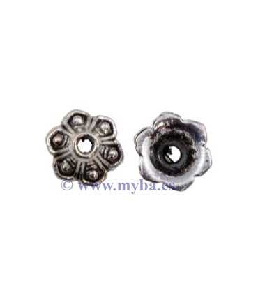 CASQUILLAS 9x5 MM PLATINO 8 UNIDADES
