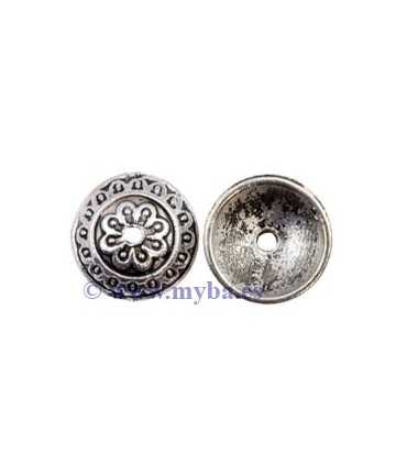 CASQUILLAS 14x4 MM PLATINO 6 UNIDADES