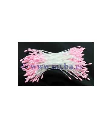 ESTAMBRES DOS CABEZAS ROSA NÁCAR 1 MM 144 UD