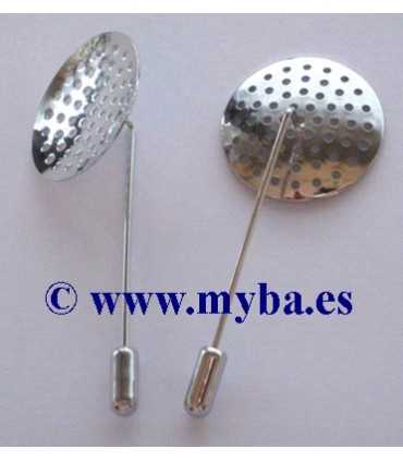 ALFILER REGADERA 25 MM PLATINO 2 UNIDADES