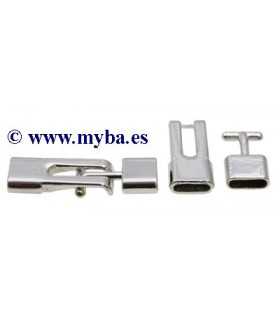 CIERRE METÁLICO 13x47 MM AGUJERO 10x2,5 MM