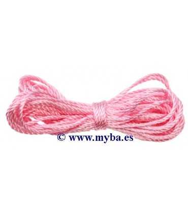 CORDÓN TRENZADO ROSA 1,5 MM x 5 METROS
