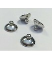 COLGADOR METAL 10 MM DIÁMETRO 4 UNIDADES