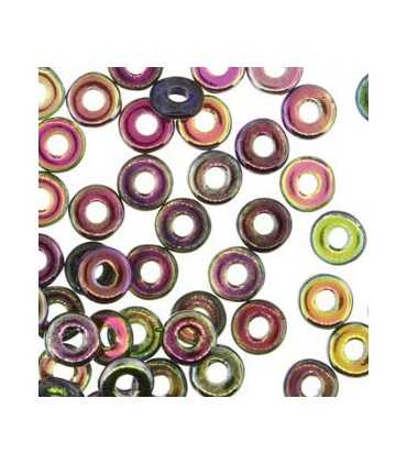 O BEADS CR.CHECO 3,8x1mm 5gr CRYSTAL MAGIC PURPLE