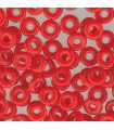 O BEADS CR.CHECO 3,8x1mm 5 GR ROJO OPACO