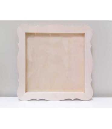 Vitrina de madera 30x30x4 cm Dayka Trade