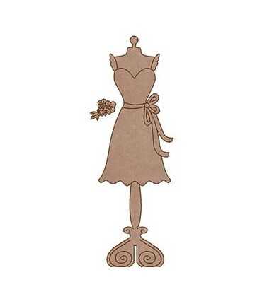 SILUETA DM DAYKA MANIQUÍ LAZO MODA 42x13x0,3 CM