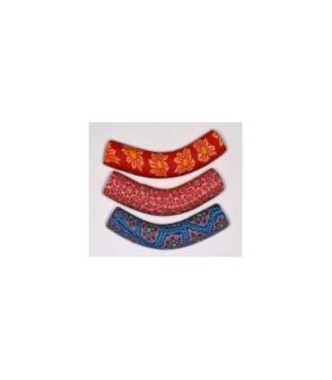 TUBO CURVO DE FIMO 40 x 9 mm