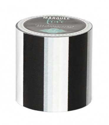 MARQUEE TAPE 2 PULGADAS x 2,44 METROS RAYAS NEGRAS