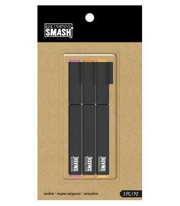 SMASH MARCADORES AMARILLO, NARANJA, ROSA