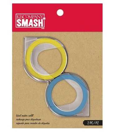 REPUESTO AZUL AMARILLO DE MARCADOR ETIQUETAS SMASH