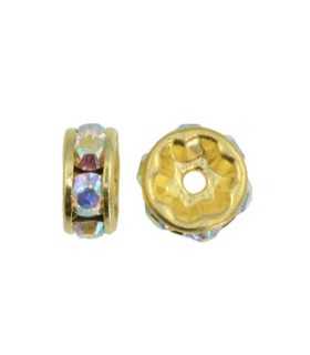 RONDEL SWAROVSKI DORADO 6 MM PP20 5 UD