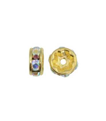 RONDEL SWAROVSKI DORADO 6 MM PP20 5 UD