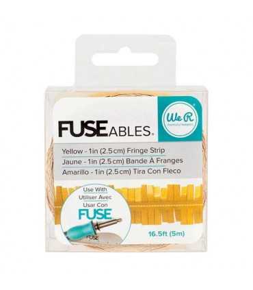 TIRA CON FLECO PARA FUSE TOOL 2,5 CM x5 M AMARILLO