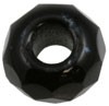 BOLA CHATA CRISTAL CHECO 8x12 MM AGUJERO 5 MM 5 UD : color:Jet (Negro)