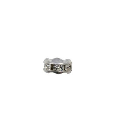 RONDEL 10 MM PLATEADO PRECIOSA 5 UNIDADES