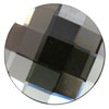 CHESSBOARD REDONDO BASE PLANA SWAROVSKI 10 MM 2 UD : color:Black Diamond