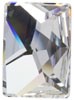 RECTÁNGULO BASE PLANA SWAROVSKI 8x6mm 2 UD : color:Cristal