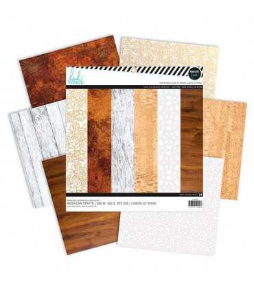 BLOC PAPEL HEIDI SWAPP TEXTURAS 12x12 24 UD