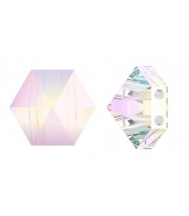 HEXAGON SPIKE BEAD CRISTAL SWAROVSKI 7 MM 4 UD