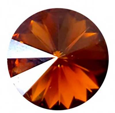 RIVOLI CRISTAL SWAROVSKI 10 MM SS47 5 UNIDADES : color:Crystal Copper